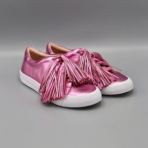 LOEFFLER RANDALL Women's Logan Nappa Tassels Pink